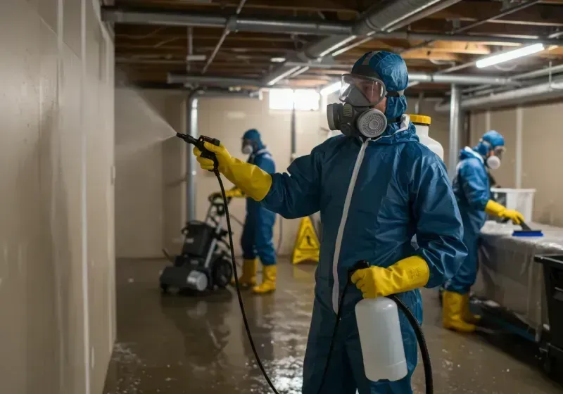 Basement Sanitization and Antimicrobial Treatment process in Odem, TX